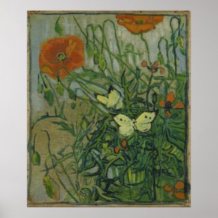 Pfeffer und Schmetterlinge von Vincent Van Gogh Poster