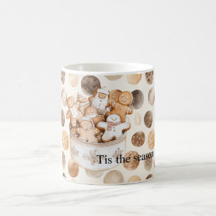 Pfefferkuchen-Braune-Kekse Weihnachten Kaffeetasse