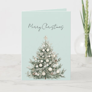 Pfefferminz-Christbaumschmuck Karte