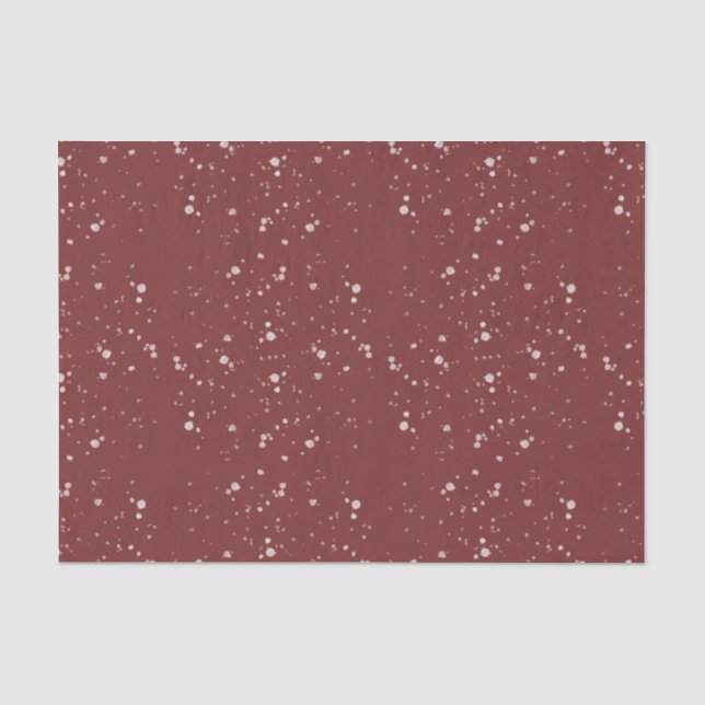 Pfefferminz-Schnee Seidenpapier (Vorderseite)