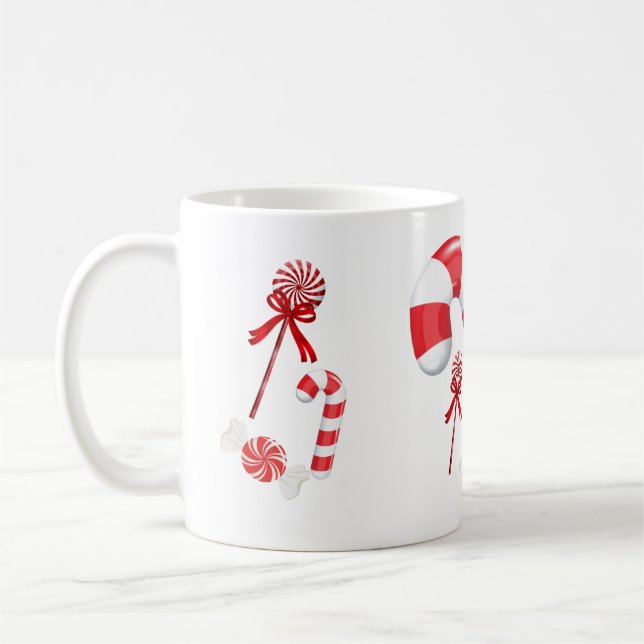 Pfefferminz-Süßigkeit Kaffeetasse (Links)