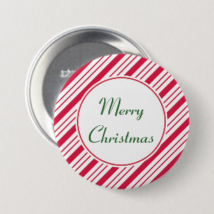 Pfefferminz-Weihnachts-Button Button