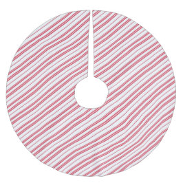Pfefferminz-Weihnachts-Kandiszucker-Streifen Polyester Weihnachtsbaumdecke