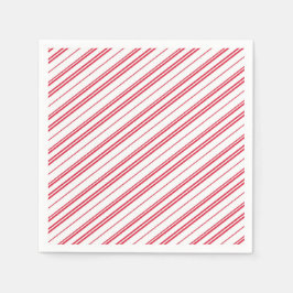 Pfefferminz-Weihnachts-Zuckerrohr-Streifen Serviette