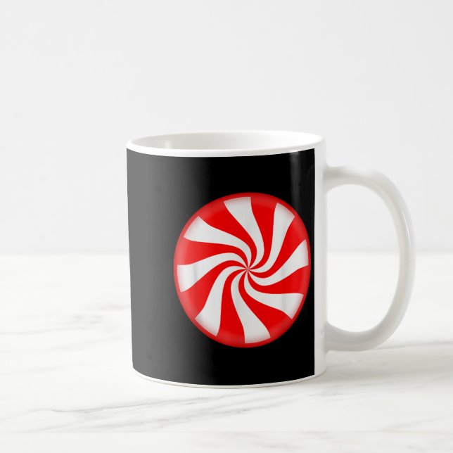 Pfefferminzbonbon-Weihnachten  Kaffeetasse (Rechts)