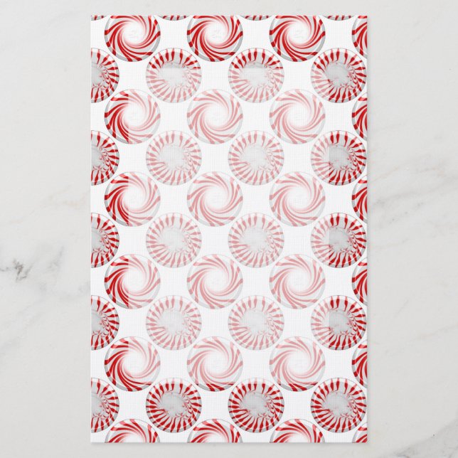 Pfefferminzbonbons Briefpapier (Vorderseite)