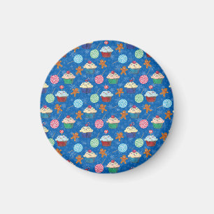 Pfefferminzbonbons, Lebkuchen Mann und Tasse Kuche Magnet