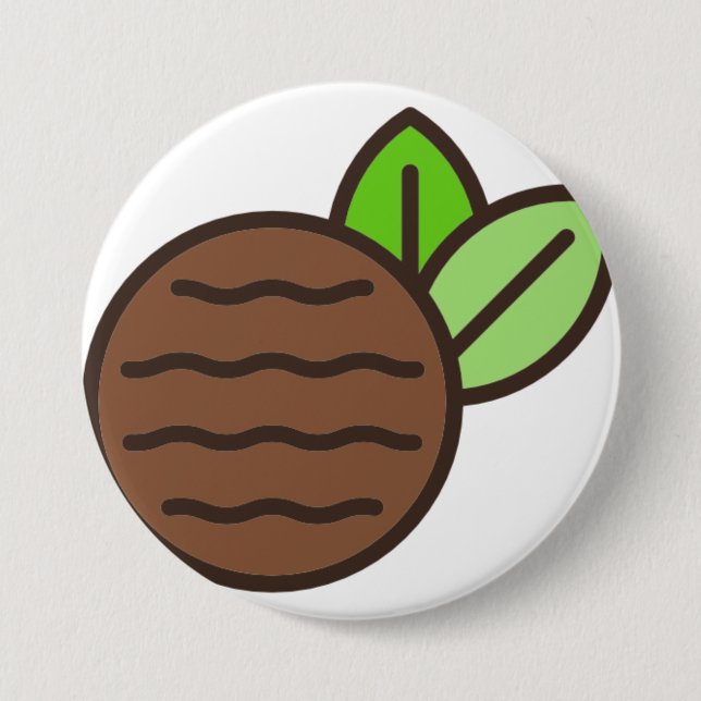 Pfefferminzpartei Button (Vorderseite)