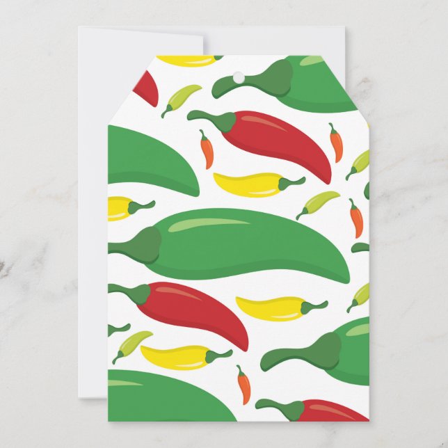 Pfeffermuster aus Chili (Vorderseite)