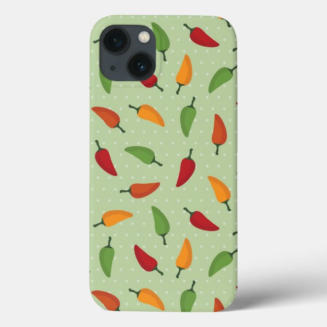 Pfeffermuster aus Chili Case-Mate iPhone Hülle (Rückseite)