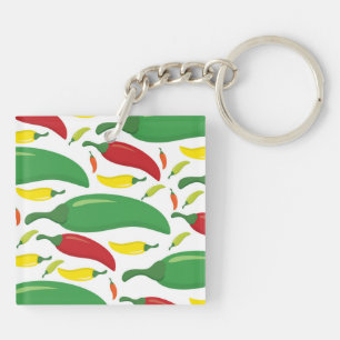 Pfeffermuster aus Chili Schlüsselanhänger
