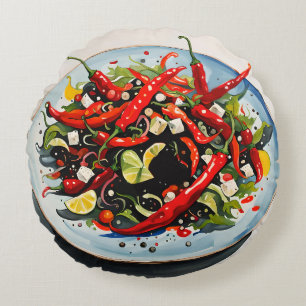 Pfeffersalat rundes kissen
