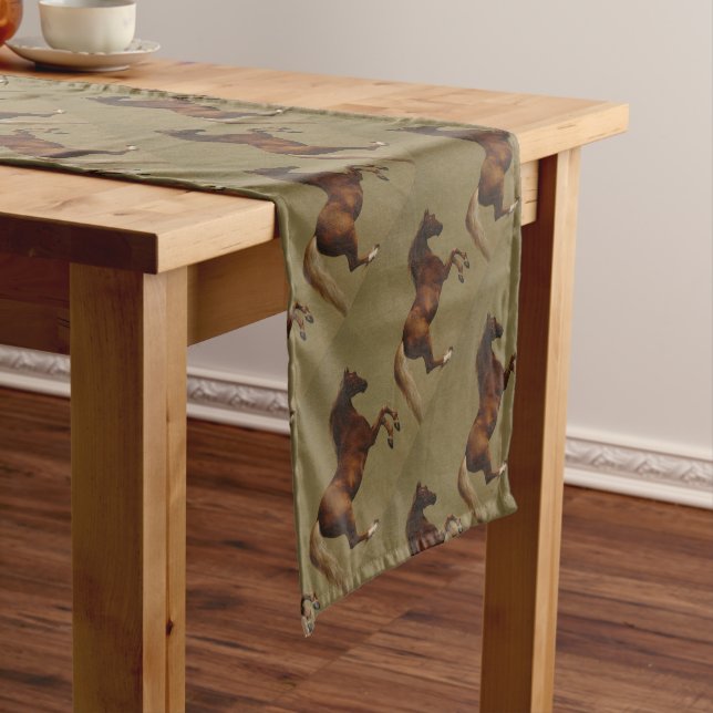 Pfeife Jacket von George Stubbs Kurzer Tischläufer (Beispiel)