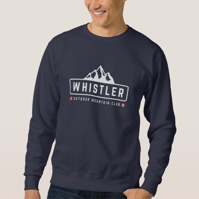 Pfeifen im Freien Sweatshirt (Vorderseite)