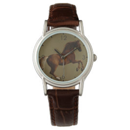 Pfeifenjacke das Pferd (von George Stubbs) Armbanduhr