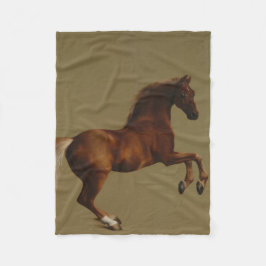 Pfeifenjacke das Pferd (von George Stubbs) Fleecedecke