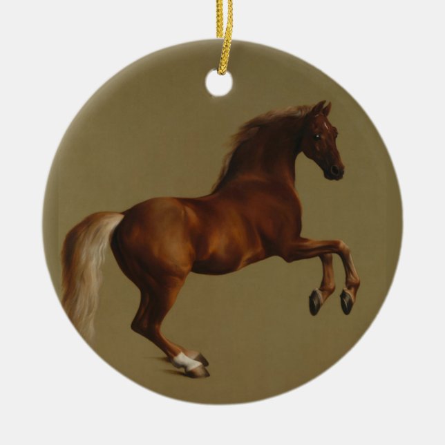 Pfeifenjacke das Pferd (von George Stubbs) Keramik Ornament (Vorne)