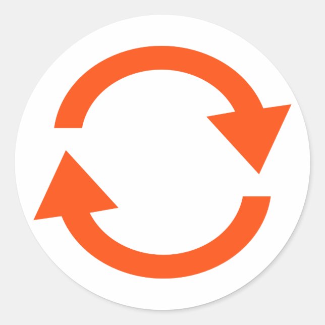 Pfeifenkreis Runder Aufkleber (Vorderseite)