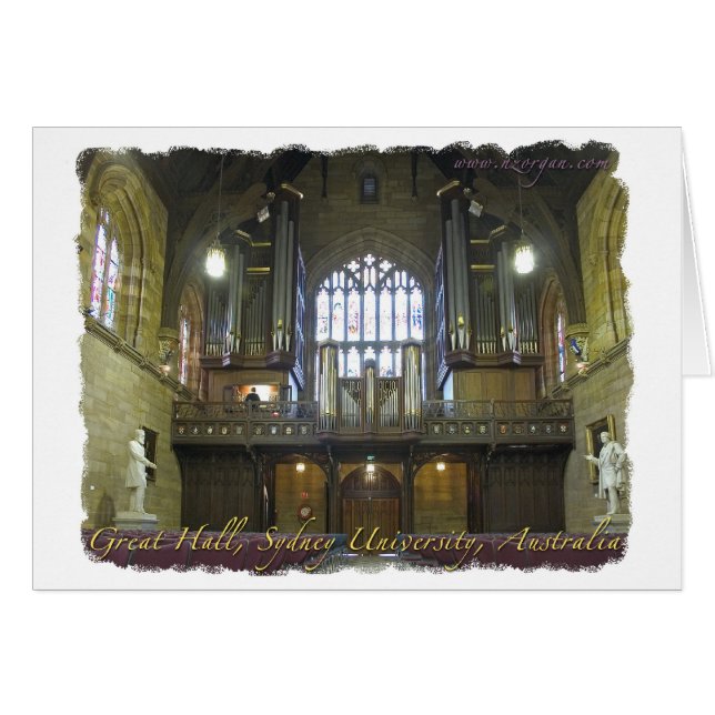 Pfeifenorgan der Universität Sydney (Vorderseite (Horizontal))