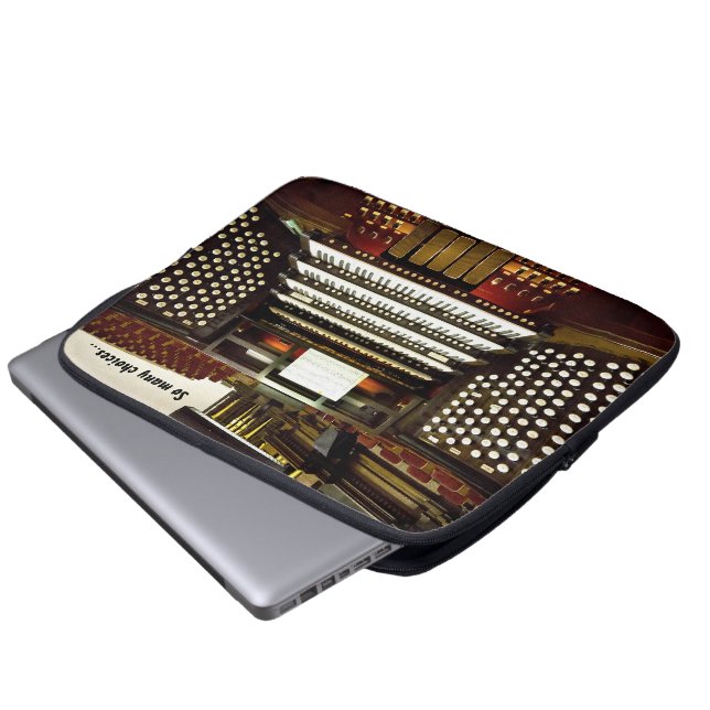 Pfeifenorgel-Laptophülse so vieler Wahlen lustige Laptopschutzhülle (Vorne Knopf)