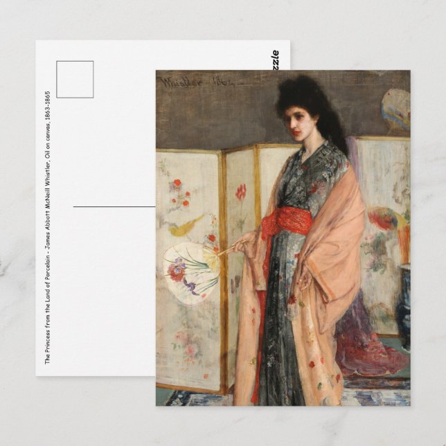 Pfeifer - Die Prinzessin aus dem Land Porzellan Postkarte (Vorne/Hinten)
