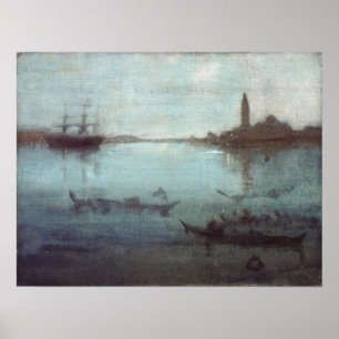 Pfeifer-Notturno James McNeil im Blau und im Poster