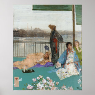 Pfeifer - Variationen in Farbe und Grün Poster