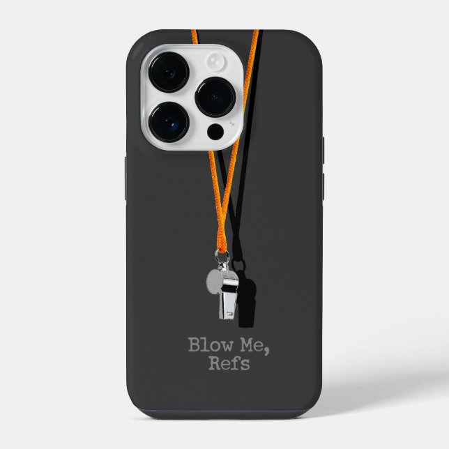 Pfeift mich aus, Schiris iPhone 14 Pro Hülle (Rückseite)