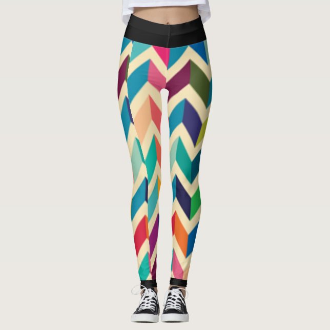Pfeil-Beine Leggings (Vorderseite)