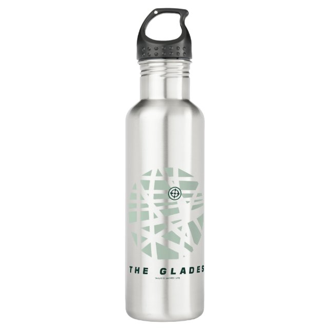 Pfeil | Die Stadtkarte von Glades Edelstahlflasche (Vorderseite)