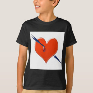 Pfeil durch das Herz T-Shirt