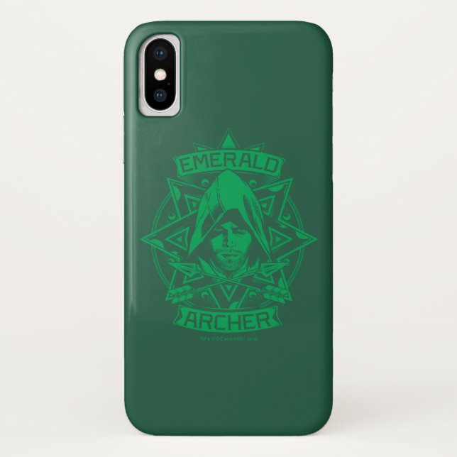 Pfeil | Emerald Archer Graphic Case-Mate iPhone Hülle (Rückseite)