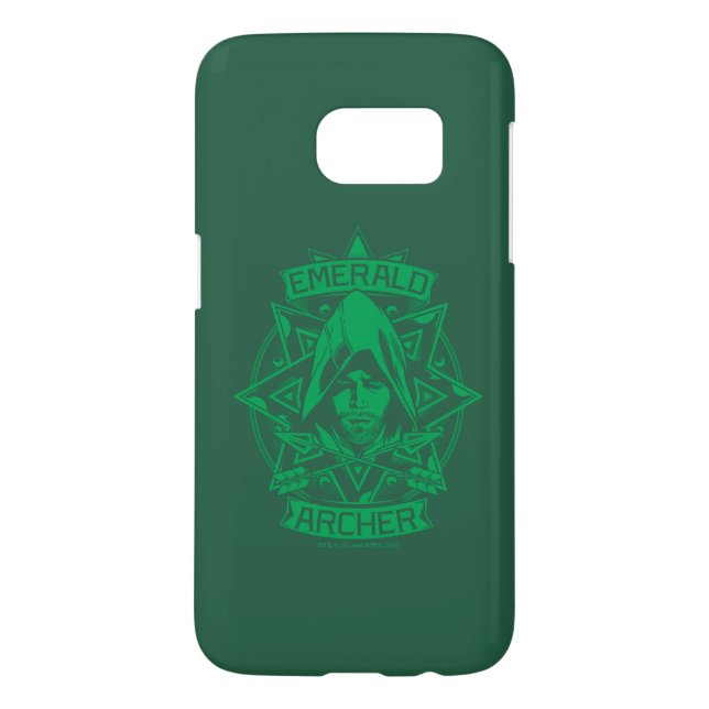 Pfeil | Emerald Archer Graphic Case-Mate Samsung Galaxy Hülle (Rückseite)