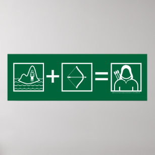 Pfeil   Green Arrow Equation Poster
