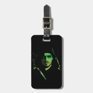 Pfeil   Green Arrow Green stylisierte Cutout Gepäckanhänger