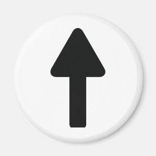 Pfeil herauf Ikone Magnet