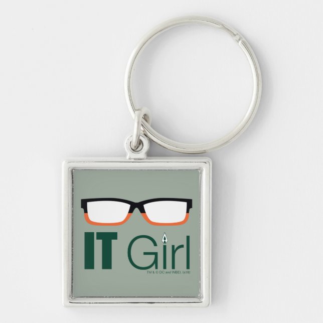 Pfeil | IT Girl Glasses Graphic Schlüsselanhänger (Vorne)
