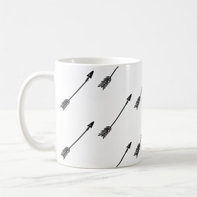 Pfeil-Kaffee-Tasse Kaffeetasse (Links)