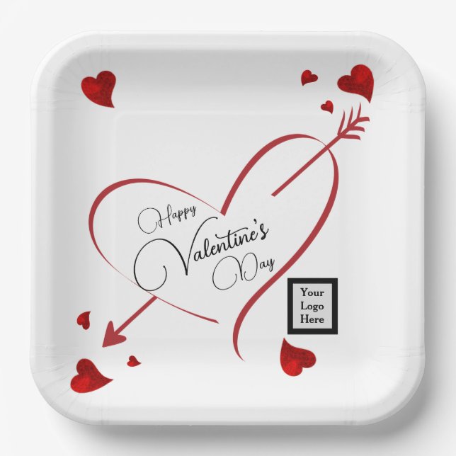 Pfeil Pappteller (Vorderseite)