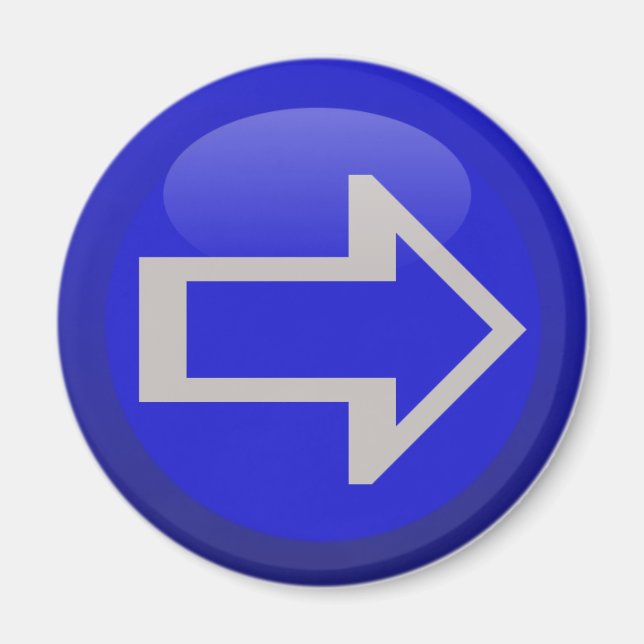 Pfeil rechts nach unten Verlassen Magnet (Vorne)