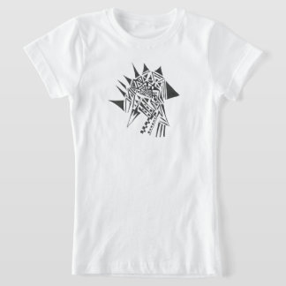 Pfeil Schwarz Weiß Abstrakte Stammes-Tätowierungsk T-Shirt