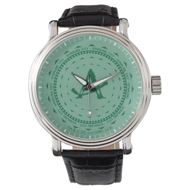 Pfeil | Starling City Arrow-Logo Armbanduhr (Vorderseite)