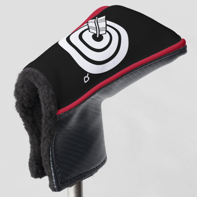 Pfeil traf ein rundes Ziel Golf Head Covers Golf Headcover (3/4 Vorderseite)