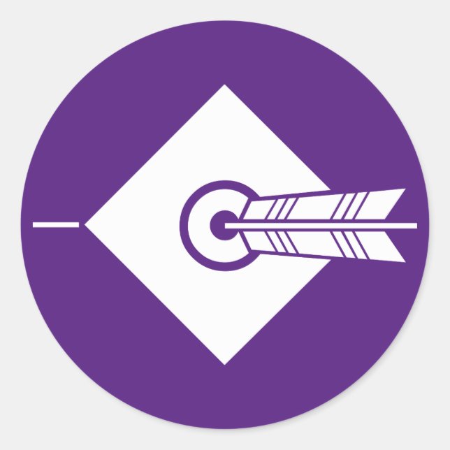 Pfeil traf Ziel Sticker & Labels (Vorderseite)