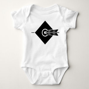 Pfeil-Treffer Baby Strampler