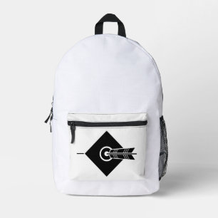 Pfeil-Treffer Bedruckter Rucksack