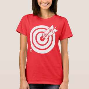 Pfeil trifft ein rundes Ziel T-Shirt