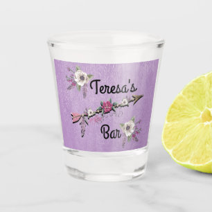 Pfeil und Blume Shotglas Schnapsglas