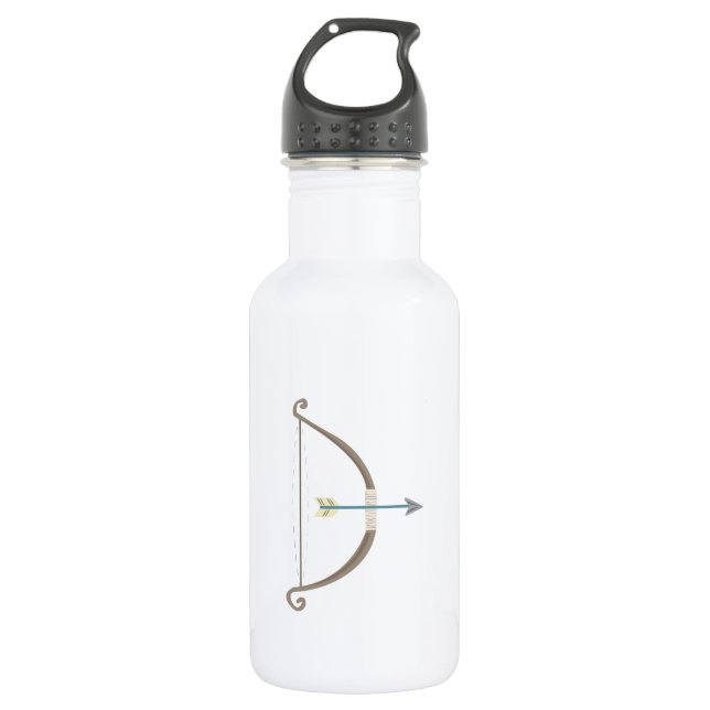Pfeil und Bogen Trinkflasche (Vorderseite)