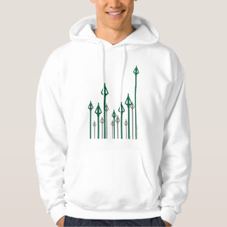 Pfeil | Vertikale Pfeile grafisch Hoodie